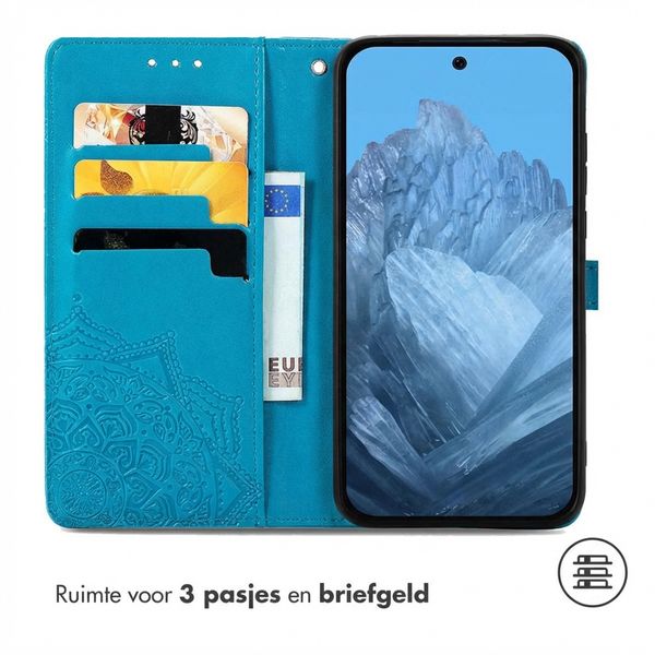 imoshion Mandala Bookcase Google Pixel 9 Pro XL - Turquoise