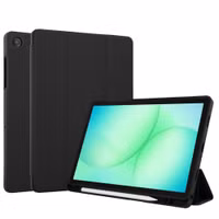 Accezz Smart Silicone Bookcase Samsung Galaxy Tab A11 Plus / A9 Plus - Zwart