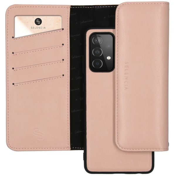 Selencia Uitneembare Vegan Lederen Clutch Samsung Galaxy A52(s) (5G/4G)