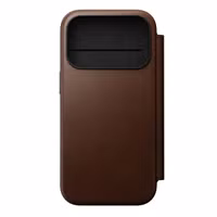 Nomad Modern Leather FolioBookcase Apple iPhone 17 Pro - Bruin
