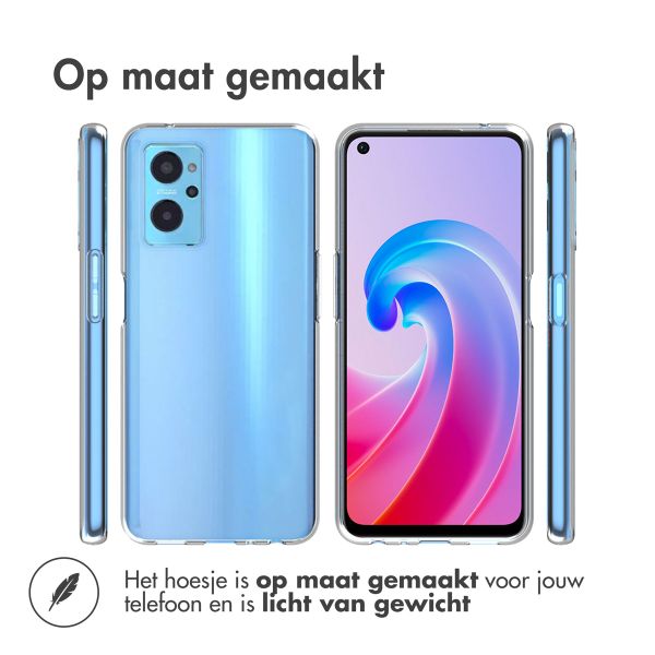 Accezz Clear Backcover Oppo A96 5G - Transparant