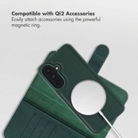 Selencia Olyn Detachable Bookcase with MagSafe Samsung Galaxy A37 (5G) - Green