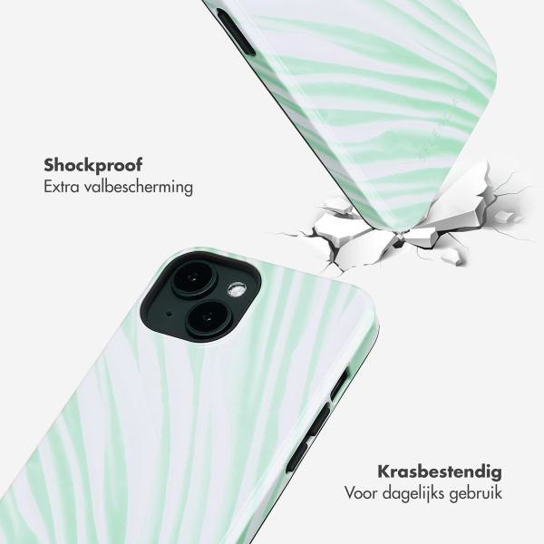 Selencia Vivid Backcover met MagSafe Apple iPhone 14 - Nature Grayed Jade