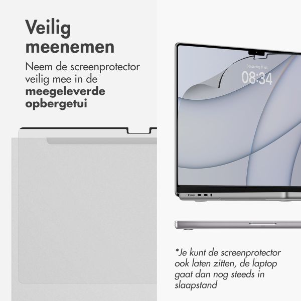 Accezz Magnetische Screenprotector Apple MacBook Pro 16 inch (2021) / Pro 16 inch (2023) M3 chip