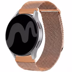 imoshion Milanees magnetisch bandje  - Universeel 22 mm aansluiting - Maat S - Rosé Goud