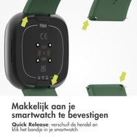 imoshion Siliconen bandje Fitbit Versa / Versa 2 / Versa Lite - Maat L - Donkergroen