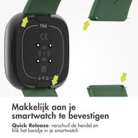 imoshion Siliconen bandje Fitbit Versa (2) / Versa Lite  - Maat L - Donkergroen