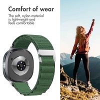 imoshion Nylon Alpine Band Samsung Galaxy Watch 9 (40/44mm) / Watch 8 (40/44mm) / Classic (46mm) - Dark Green