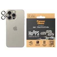 PanzerGlass Camera Protector Hoop Optic Rings iPhone 15 Pro / 15 Pro Max - Natural Metal