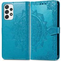 imoshion Mandala Bookcase Samsung Galaxy A33 - Turquoise