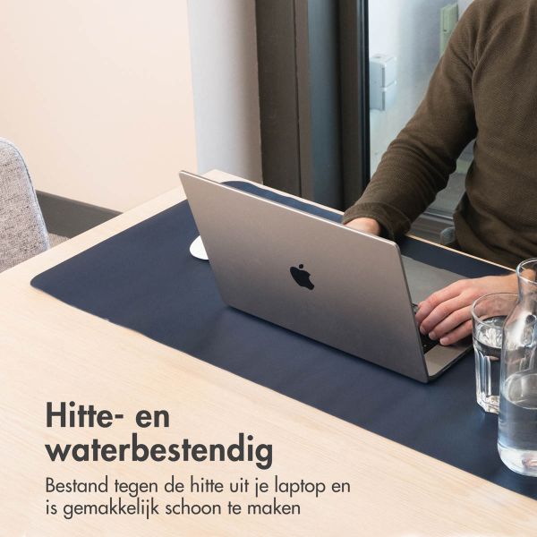 imoshion Bureau onderlegger 90 x 45 cm - M - Donkerblauw