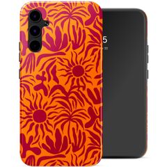 Selencia Vivid Backcover Samsung Galaxy A34 (5G) - Tropical Vibes Apricot