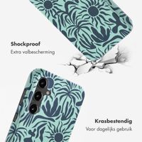 Selencia Vivid Tough Backcover Samsung Galaxy S23 FE - Tropical Vibes Light Blue