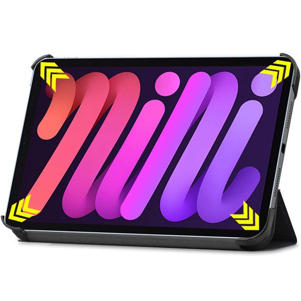 imoshion Design Trifold Bookcase iPad Mini 7 (2024) / iPad Mini 6 (2021) - Don't touch