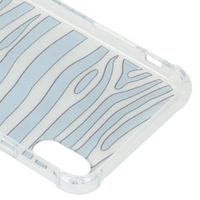 My Jewellery Design Softcase Koordhoesje iPhone Xs Max - Zebra