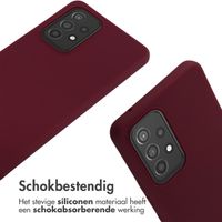 imoshion Siliconen hoesje met koord Samsung Galaxy A53 - Donkerrood