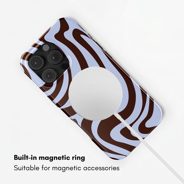 Selencia Vivid Case with MagSafe Apple iPhone 16 Pro Max - Dream Swirl Chocolate