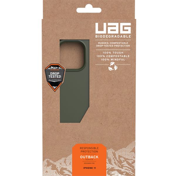 UAG Outback Backcover iPhone 11 - Olive