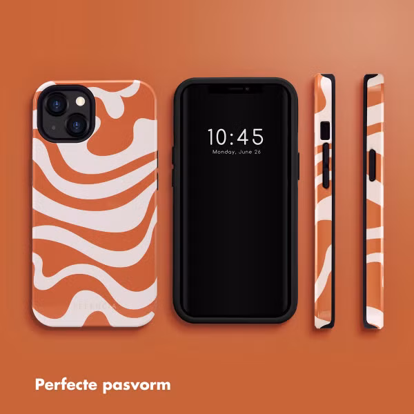 Selencia Vivid Backcover Apple iPhone 13 - Dream Swirl Orange
