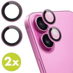 imoshion 2 Pack Camera lens protector iPhone 16 / 16 Plus - Roze