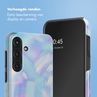 Selencia Vivid Backcover Samsung Galaxy S25 - Holographic Blue Dream