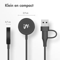 imoshion Oplaadkabel voor de Samsung Galaxy Watch USB-C en USB-A - 1 meter