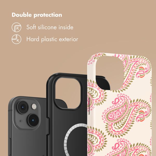 Selencia Vivid Back Cover with MagSafe Apple iPhone 14 - Paisley Blush