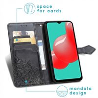 imoshion Mandala Bookcase Samsung Galaxy A32 (5G) - Zwart
