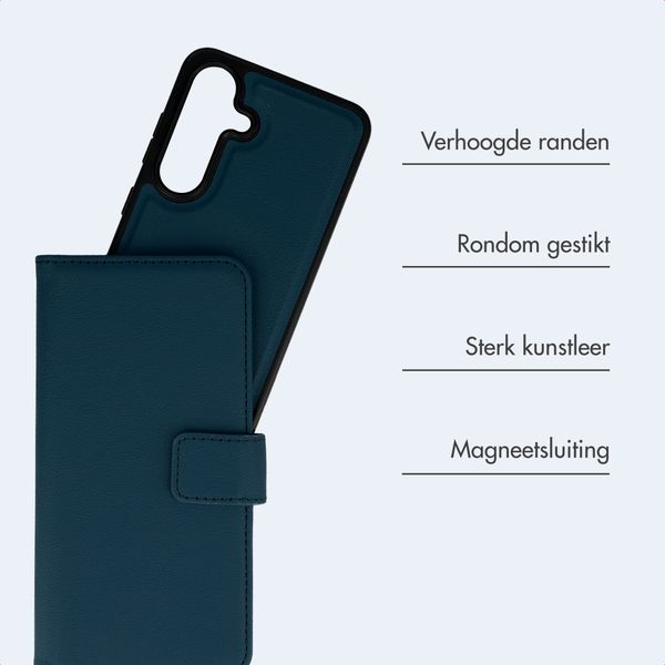 imoshion Uitneembare 2-in-1 Luxe Bookcase Samsung Galaxy S26 - Blauw