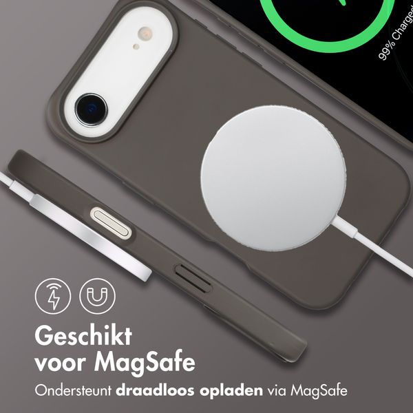imoshion Color Backcover met afneembaar koord met MagSafe Apple iPhone Air - Black Coffee