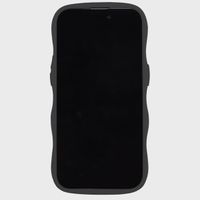 Holdit Wavy Case iPhone 15 Pro Max - Black / Transparant