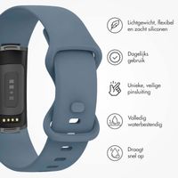 imoshion Siliconen bandje Fitbit Charge 5 / Charge 6 - Maat S - Official Blue