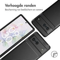 imoshion Carbon Softcase Backcover Google Pixel 7 - Zwart