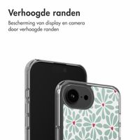 imoshion Design hoesje Apple iPhone 16e - Bloom Love Sage Green