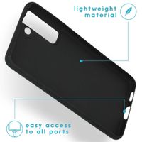 imoshion Color Backcover Samsung Galaxy S21 FE - Zwart