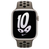 Apple Nike Sport Band Apple Watch Series 1 t/m 11 / SE / Ultra (44/45/46/49 mm) - Olive Grey / Black
