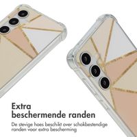 imoshion Design hoesje met koord Samsung Galaxy S24 - Beige Graphic