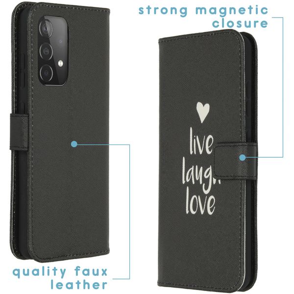 imoshion Design Softcase Bookcase Samsung Galaxy A52(s) (5G/4G)
