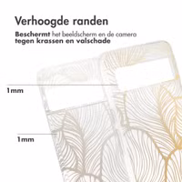 imoshion Design hoesje Google Pixel 8 Pro - Golden Leaves Transparant