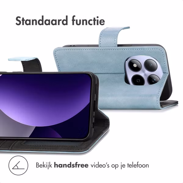 imoshion Luxe Bookcase Xiaomi Redmi Note 15 Pro (5G) - Lichtblauw