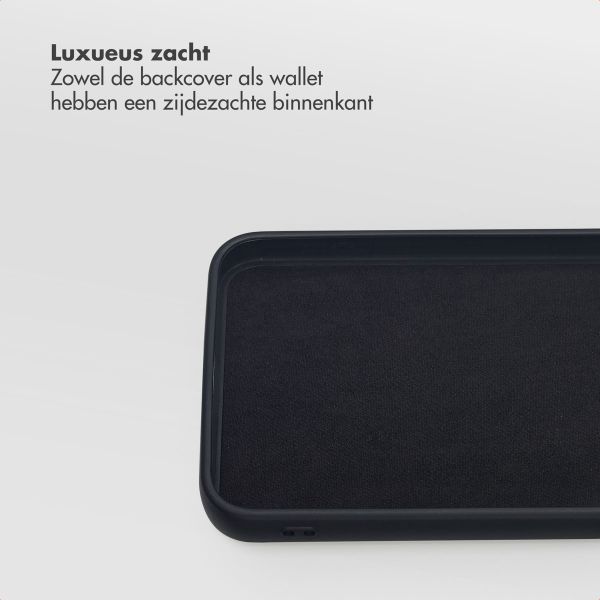 Selencia Olyn Uitneembare Bookcase met MagSafe Samsung Galaxy A36 - Zwart