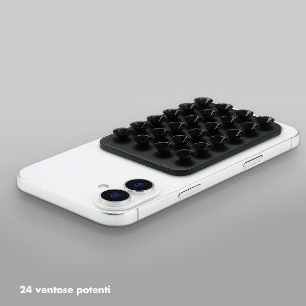 Selencia MagSafe zuignap telefoonhouder - Zwart