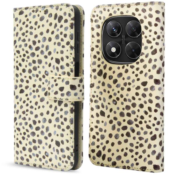 imoshion Design Bookcase Xiaomi Redmi Note 14 Pro (5G) - Black And White Dots