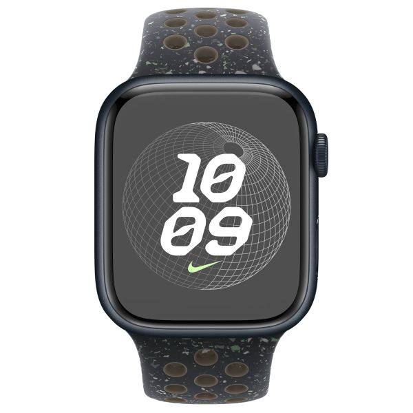 Apple Nike Sport Band Apple Watch Series 1 t/m 10 / SE / Ultra (2) (44/45/46/49 mm) - Maat S/M - Midnight Sky