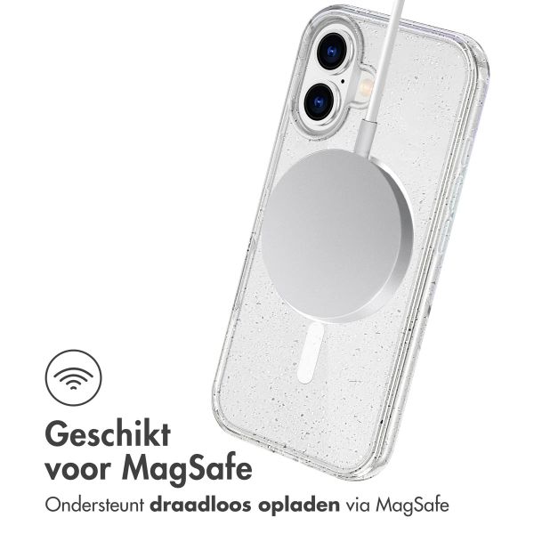 imoshion Sparkle Backcover met MagSafe Apple iPhone 17 - Transparant