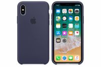 Apple Silicone Backcover Apple iPhone X - Midnight Blue