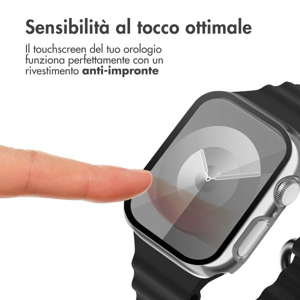 imoshion Full Cover Shiny Hardcase Apple Watch 7 / 8 / 9 - 45 mm - Zilver