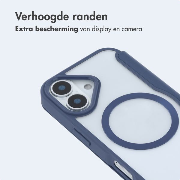imoshion Transparante Bookcase met MagSafe Apple iPhone 17 - Blauw