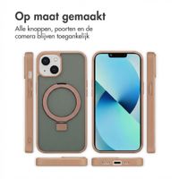 Accezz Ring Stand Backcover met MagSafe Apple iPhone 13 - Bruin