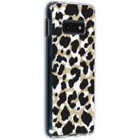 Design Backcover Samsung Galaxy S10e - Panter Zwart